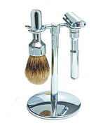 Merkur Futur 3pc Double Edge Safety Razor Shaving Set, Chrome-Plated, Gift Sets & Kits