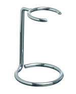 PureBadger Collection Chrome Shaving Brush Stand, Universal One Size,