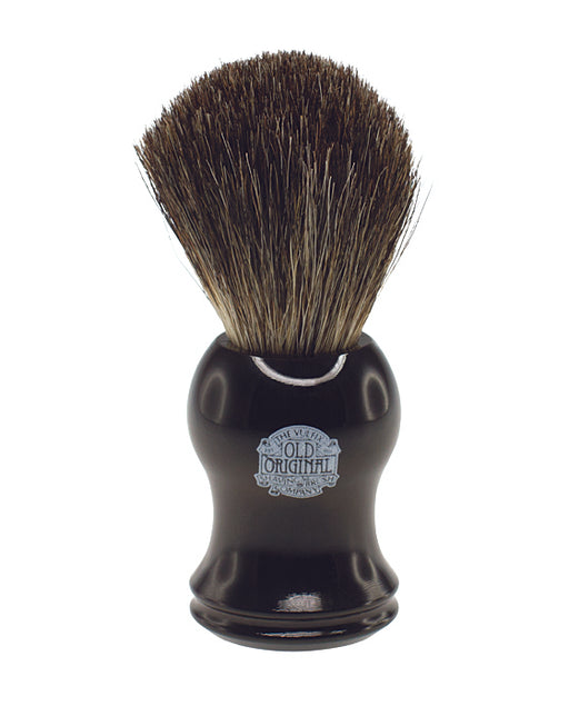 Progress Vulfix Pure Badger Shaving Brush, Black Handle, 