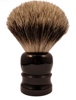 Badger Shaving Brush (Unbranded), H:110, L:63, K:30, Dark Wood Handle - Perma Brands Canada