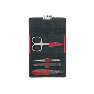 Niegeloh Diabolo S 4pc Manicure Set In Leather Case