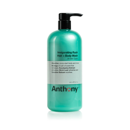 Anthony Invigorating Rush Hair & Body Wash 32 Oz / 946 Ml