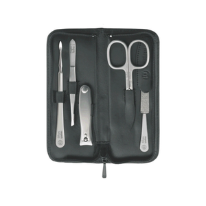 Niegeloh Nevada ZIP Medium 5pc Manicure Set In High Quality Zipper Case