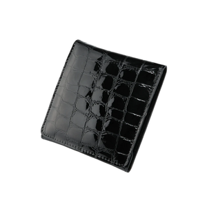 Niegeloh Kroko M 5pc Manicure Set In Crocodile Grain Leather Case