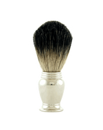 Badger Shaving Brush (Unbranded), H:102, K:21, Chrome Mirror Finished Handle - Perma Brands Canada