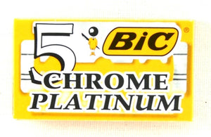 BIC Chrome Platinum Double Edge Blades - 5 pack