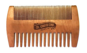 COL CONK WOOD BEARD COMB-FINE & COARSE TOOTH #305