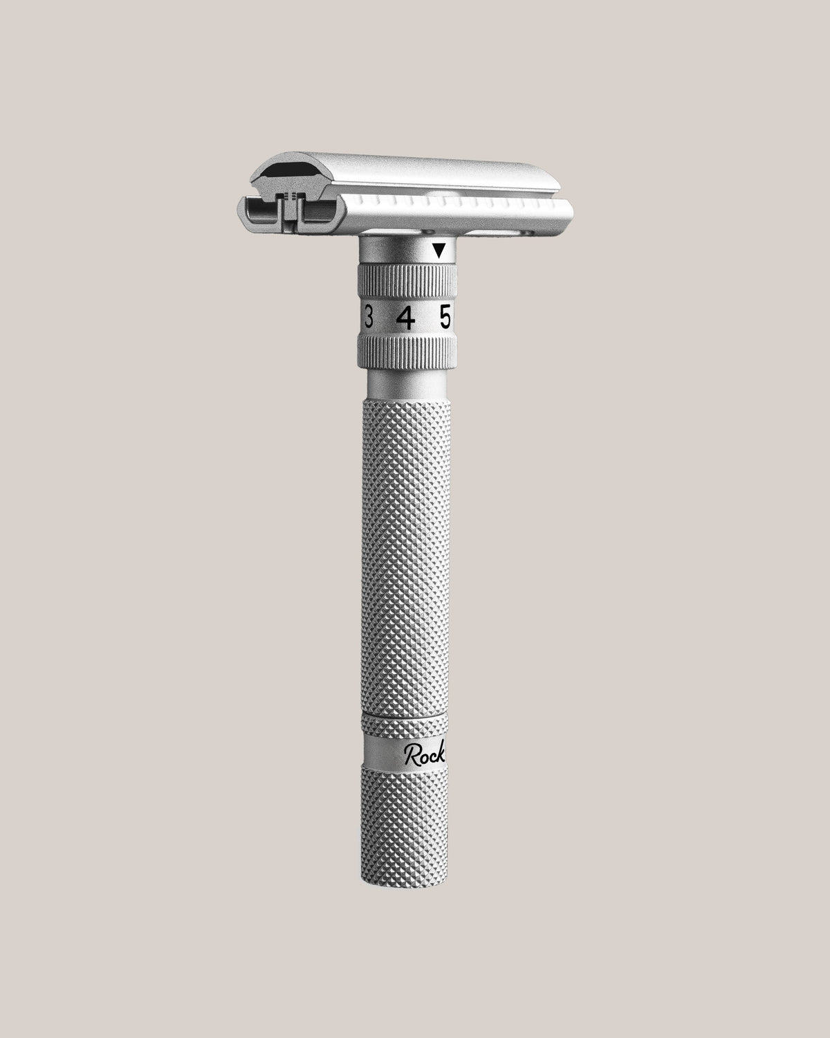 Rockwell SETPOINT™ Adjustable Safety Razor - Silver Aluminum