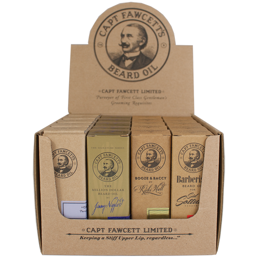 Captain Fawcett's Beard Oil Set Bundle Box