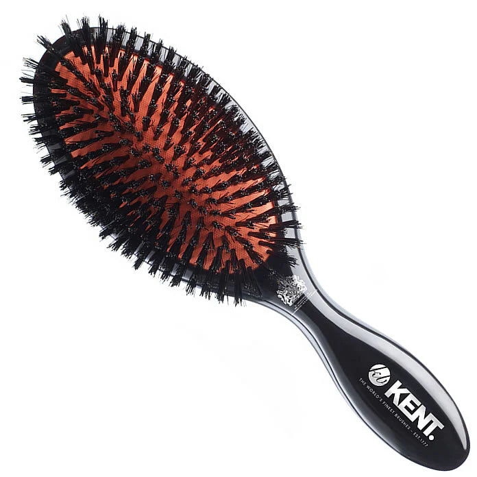 Classic Shine Large Pure Black Bristle Hairbrush