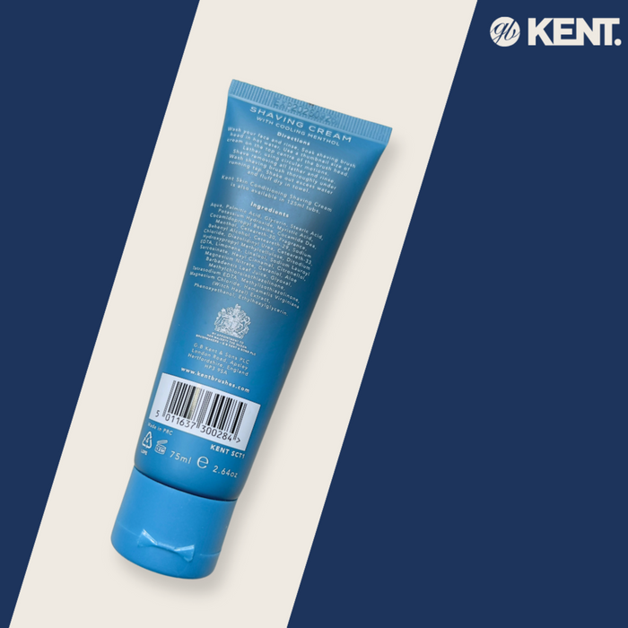 Kent K-SCT1 Shaving Cream, Tube - ( 75ml / 2.5oz )