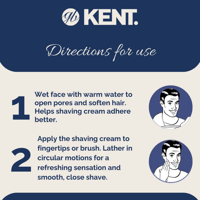 Kent K-SCT1 Shaving Cream, Tube - ( 75ml / 2.5oz )