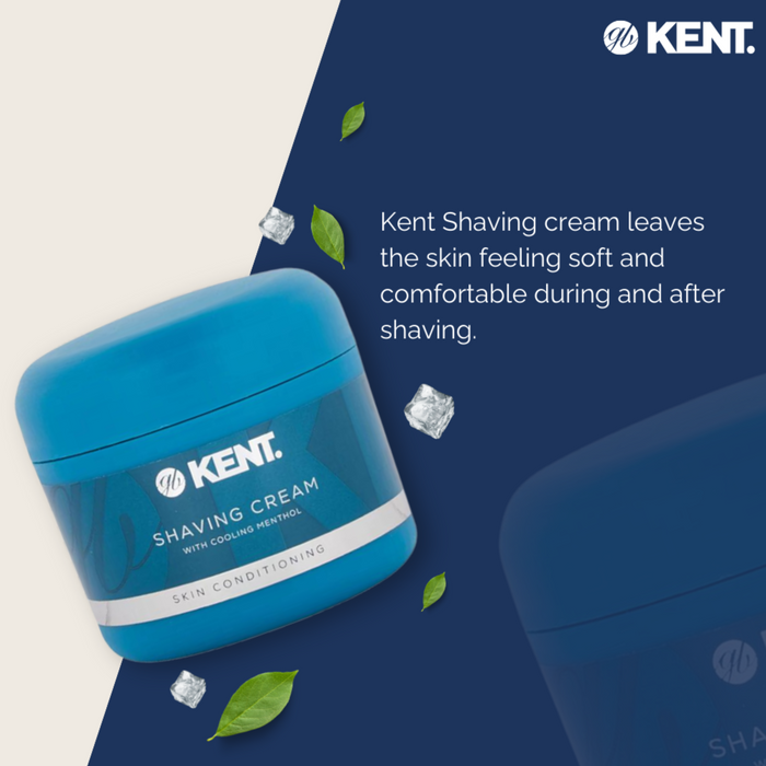 Kent Menthol Shaving Cream, Tub (125ml/4.2oz)
