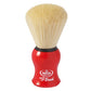 Omega S-Brush synthetic fiber shaving brush, ABS plastic handle. Assorted colors