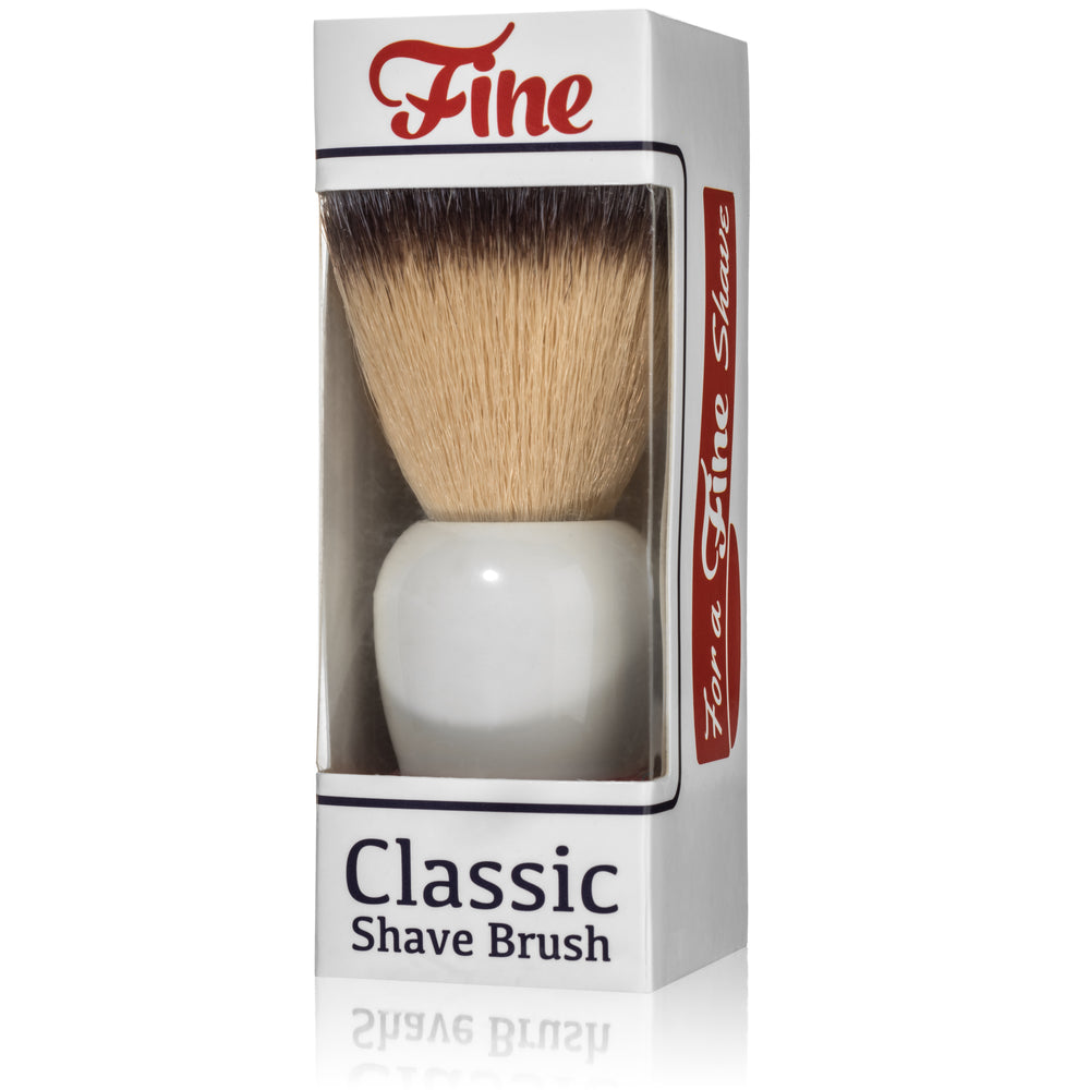 Fine Accoutrements Blaireau de Rasage Classique - Blanc