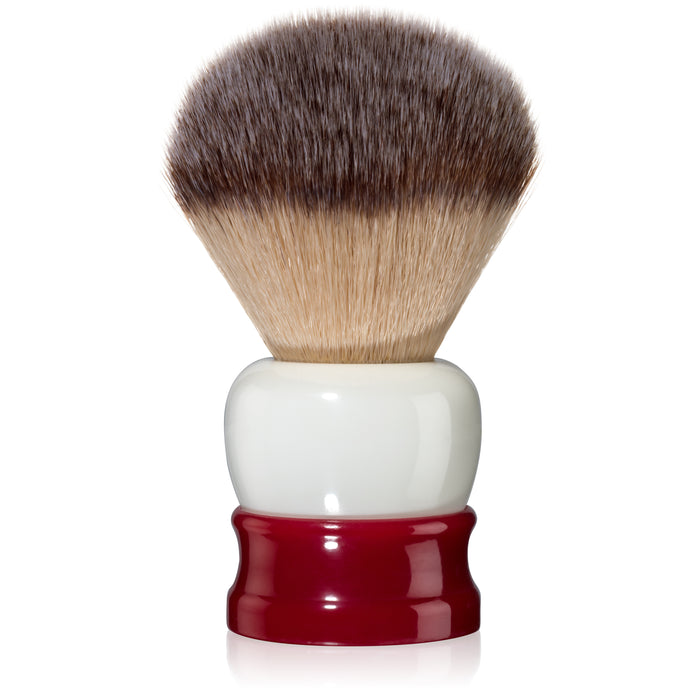 Fine Accoutrements Stout Shaving Brush - Red/White