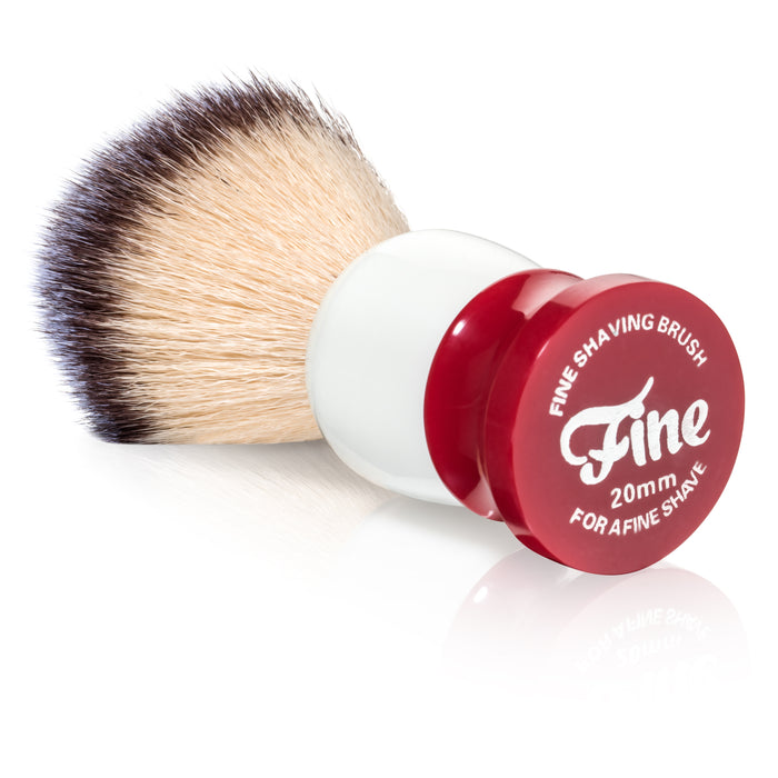 Fine Accoutrements Classic Shaving Brush -Red/White