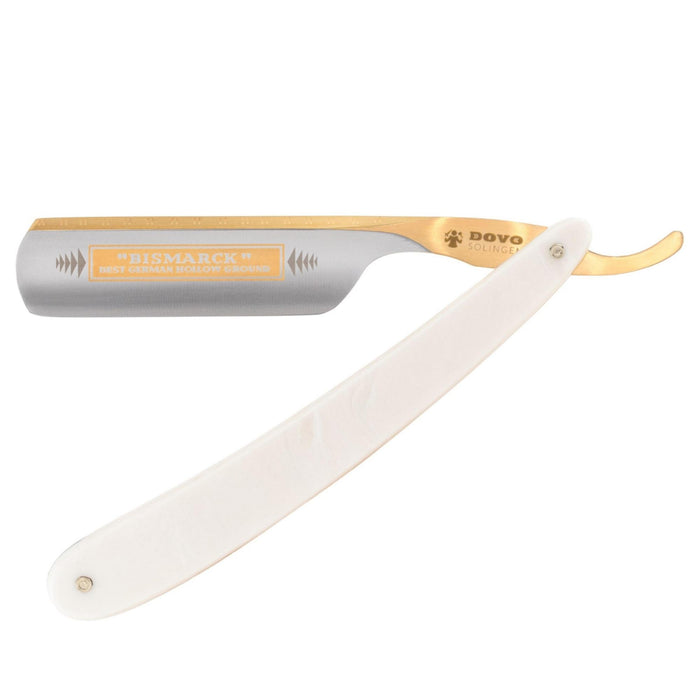 Dovo "Bismarck" Straight Razor, Pearl Acrylic, 6/8"