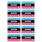 BLD-2739-10PK 100 lames de rasoir de sécurité à double tranchant Rapira Classic (10 lames/paquet)