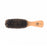 Brosse Kent pour homme, tête rectangulaire, poils noirs, satinwood