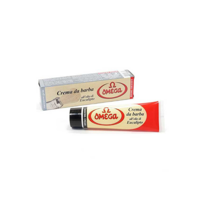 Omega Eucalyptus Shaving Cream, Tube (150ml/5oz)
