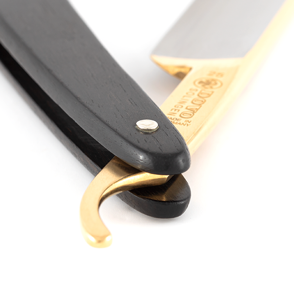 Dovo Straight Razor, Without engraving, Ebony 5/8"