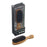 Kent Men's Brush, Rectangular Head, Black Bristles, Satinwood