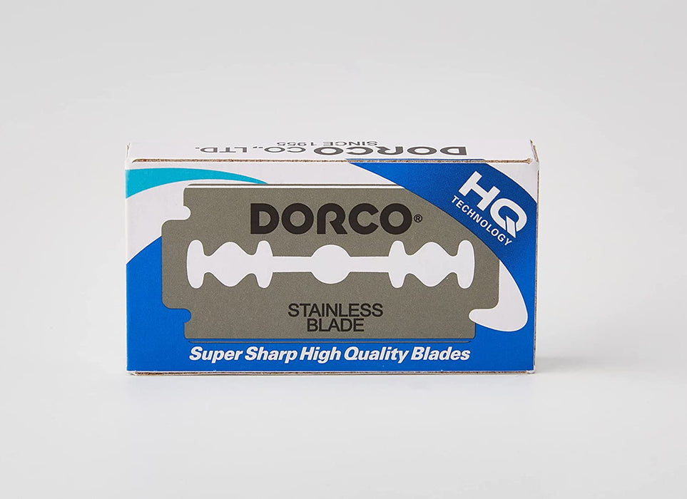 Lame de rasoir Dorco Double Edge 100ct Bleu