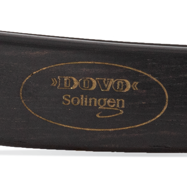 Dovo Straight Razor, Ebony,6/8