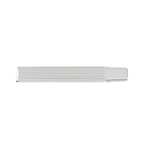 Cure-dents Dovo en acier inoxydable poli avec pointe en argent sterling 925