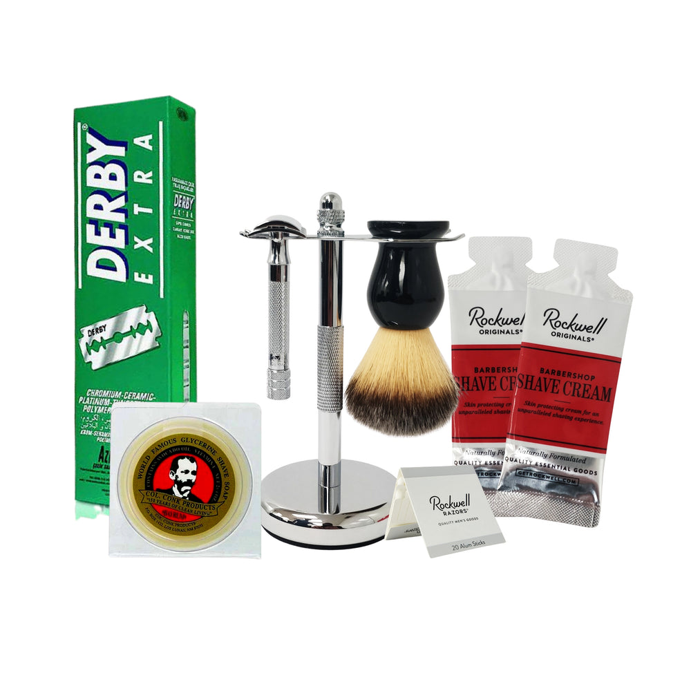 KIT DE RASAGE 6PC AVEC MERKUR 15C