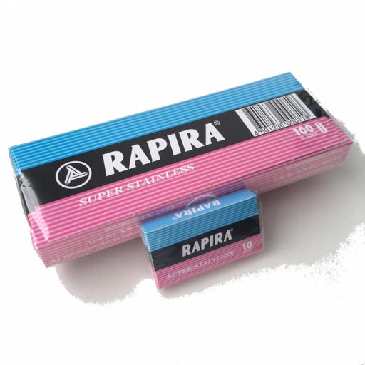 BLD-2739-10PK 100 Rapira Double Edge Safety Razor Blades Classic(10 Blades/ pack)