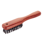 DV-31061 Beard Brush with Handle, Beard brushes, pear wood and boar bristles