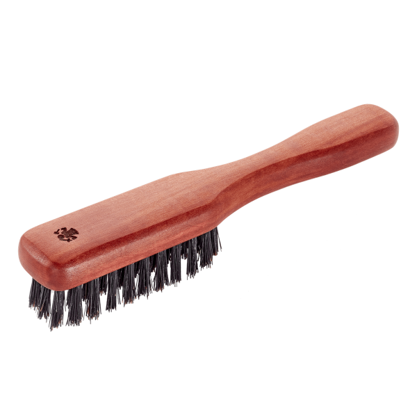 DV-31061 Beard Brush with Handle, Beard brushes, pear wood and boar bristles