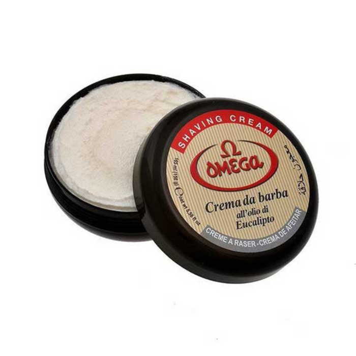 Omega Eucalyptus Shaving Cream in Bowl (150ml/5.2oz)