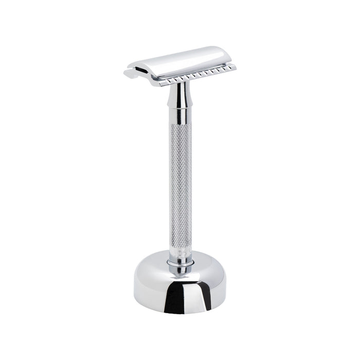 Ensemble de rasoir Merkur 2 pièces (rasoir 23 001 et support 4005 001), chrome brillant, MK-2381001