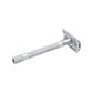 Merkur DE Razor, 22C Straight Comb, Long Handle, Matt Chrome, MK-22002