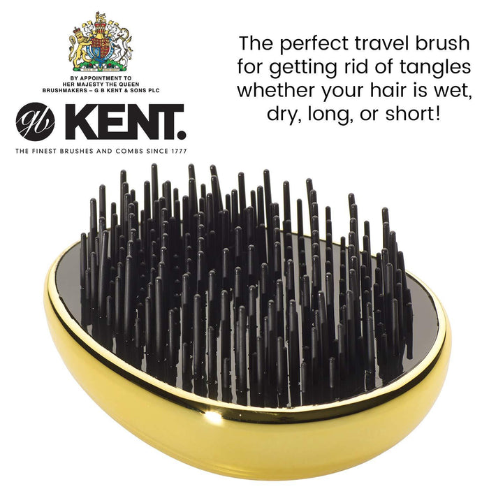 Kent Pebble Detangling Brush in Gold