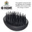 Kent Pebble Detangling Brush in Matt Black