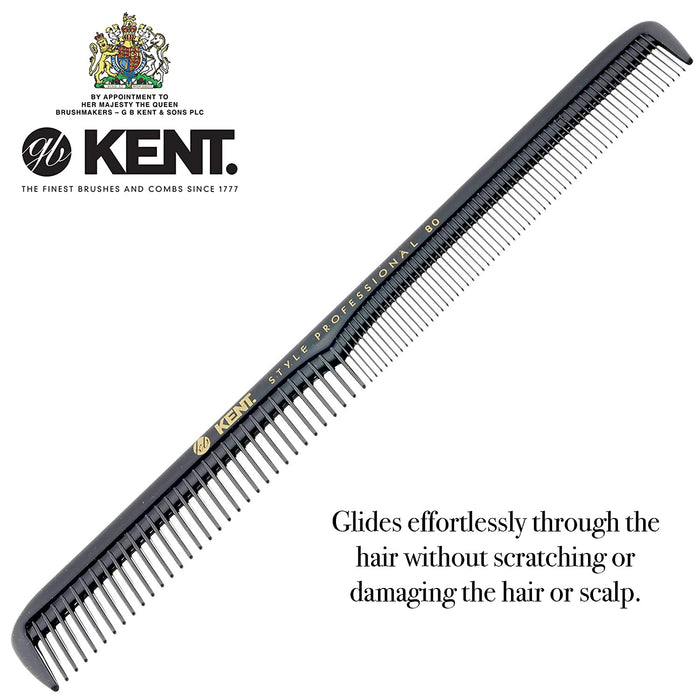 Kent SPC80  Cutting Comb 184MM Deep Teeth Thick/Fine Hair