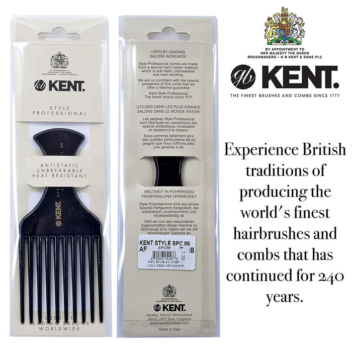 Kent 10 Pronged Afro Comb