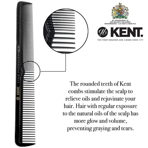Kent Peigne De Coupe 184mm Dents Profondes Cheveux Épais/Fins
