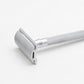 Merkur DE Razor, 22C Straight Comb, Long Handle, Matt Chrome, MK-22002