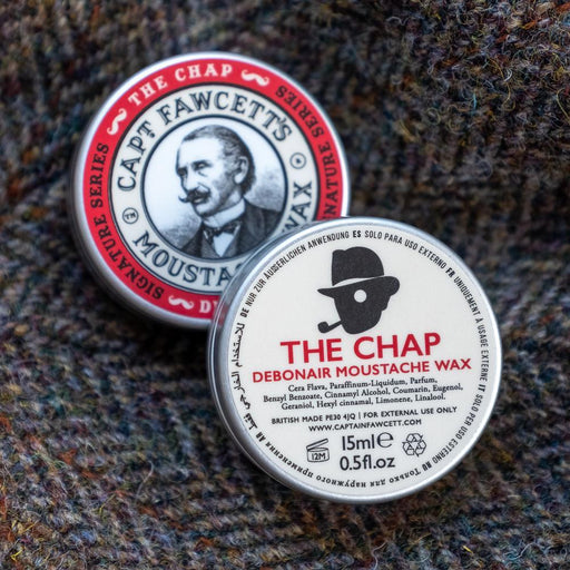 Ensemble-cadeau de cire et de peigne à moustache du capitaine Fawcett (The Chap)