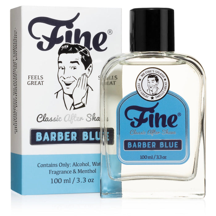 Fine Accoutrements Barber Blue Après-rasage classique