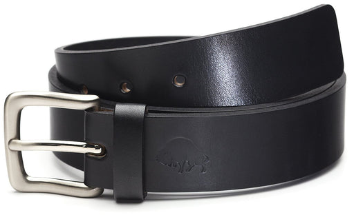 Ezra Arthur No. 1 30Mm Belts In Black With Nickel Buckle (34)