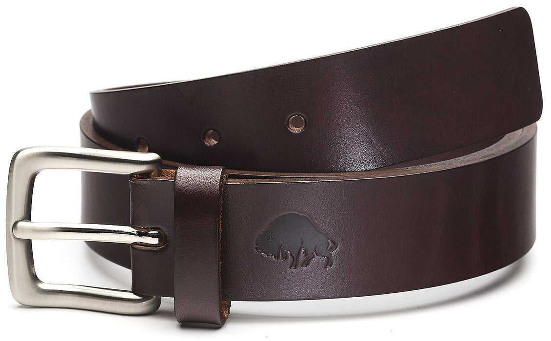 Ezra Arthur No. 1 30Mm Belts In Brown With Nickel Buckle (32)