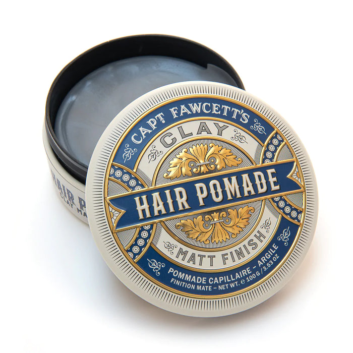 CPF-5598 Captain Fawcett's Matt Clay Pomade Blue 100g