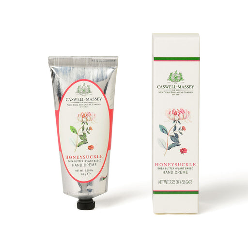 Caswell Massey NYBG Honeysuckle Crème pour les mains Tube en métal 2,5 oz dans un carton