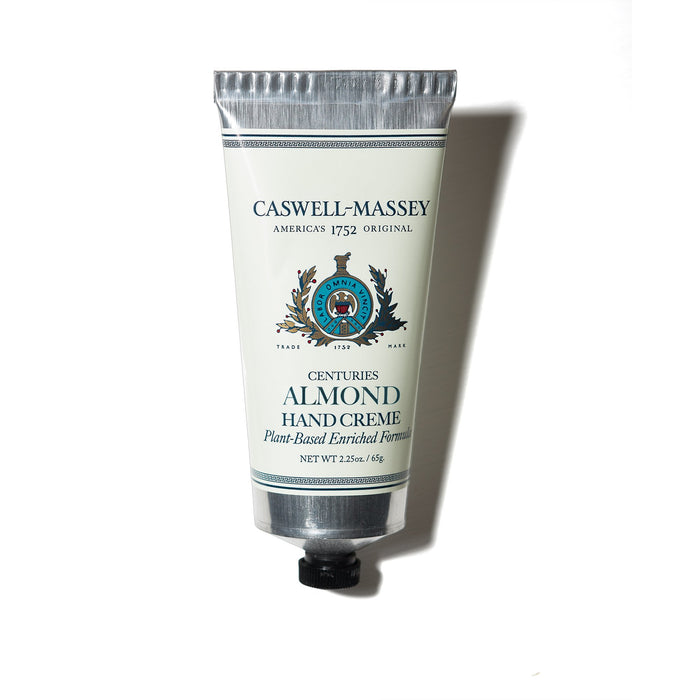 Caswell Massey Centuries Almond Hand Cream 2.5oz Metal Tube in Carton